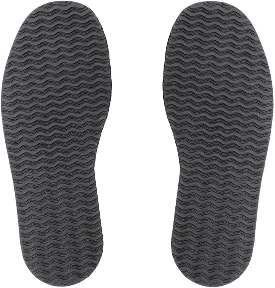 Anti-Slip Rubber Replacement Shoe Bottom Repair Material, Wave Black, 12.8 x 5.11 inch, 0.15 inch thickness