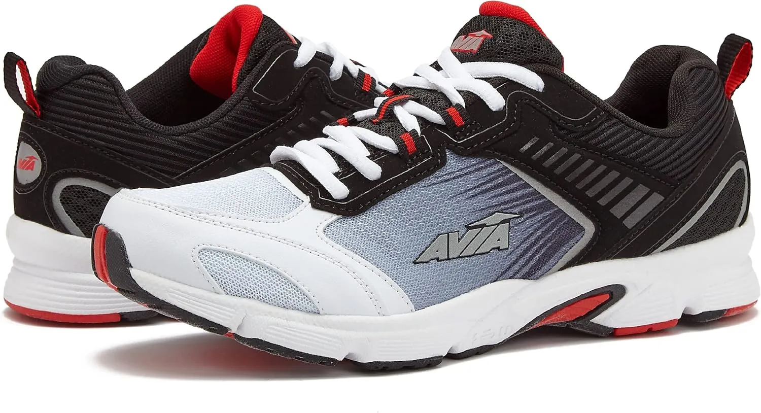 Avia Forte 2.0 Mens Running Shoes, Lightweight Trail or Running Athletic Sneakers for Men - Green, Black or Grey