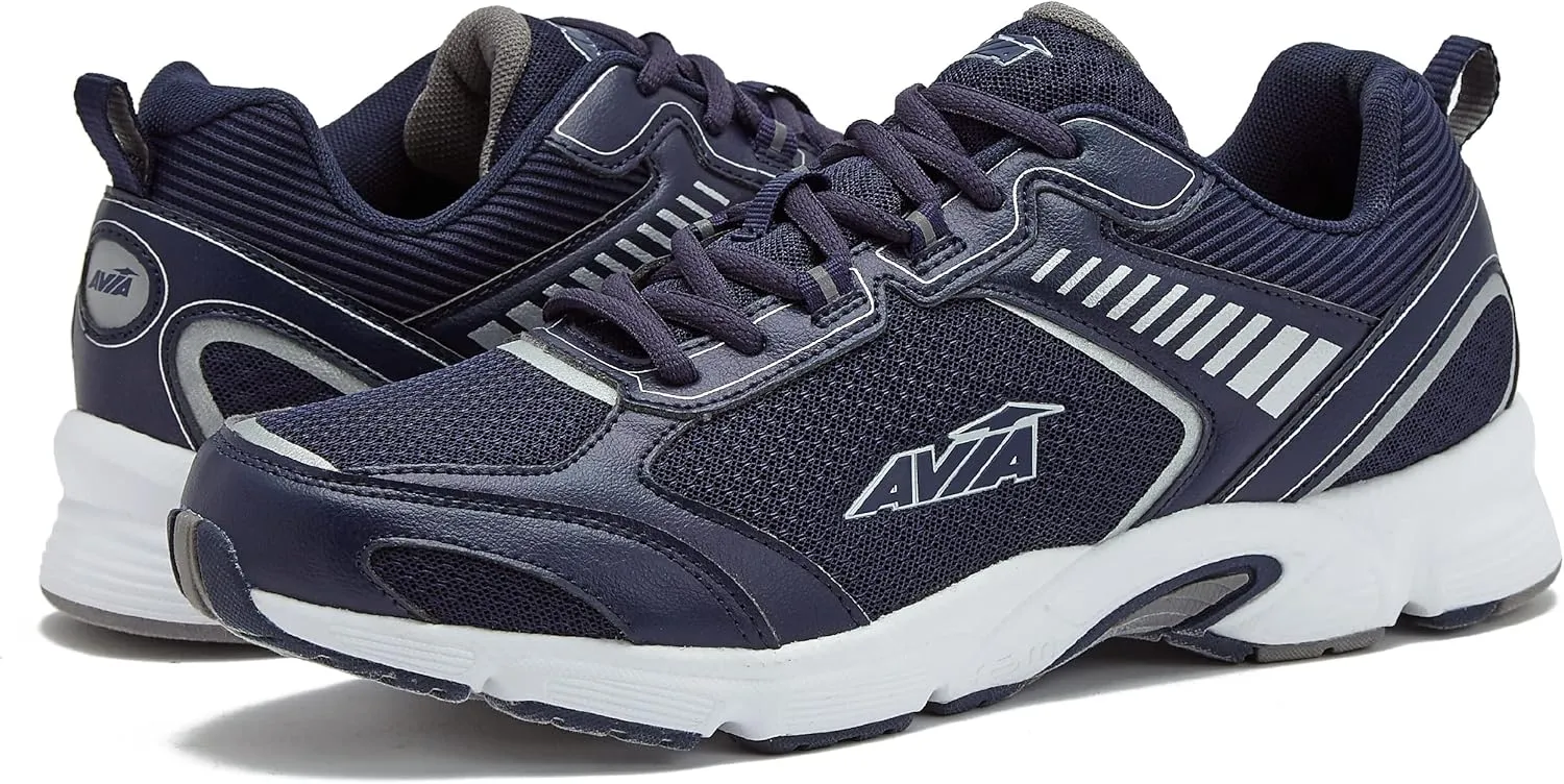 Avia Forte 2.0 Mens Running Shoes, Lightweight Trail or Running Athletic Sneakers for Men - Green, Black or Grey