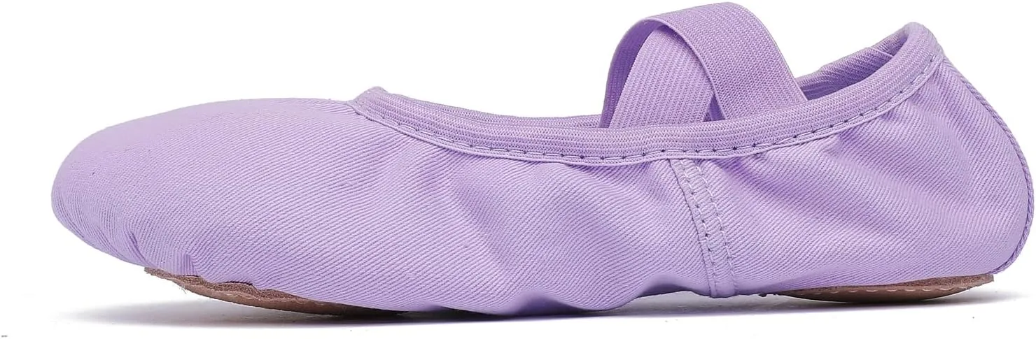 Ballet Shoes for Girls Toddler Lyrical Shoes Split Sole Turners Dance Shoes