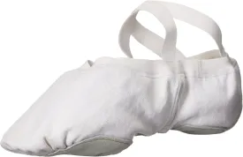 Bloch Men's Dance Synchrony Split Sole Stretch Canvas Ballet Slipper/Shoe, White, 11.5 C US