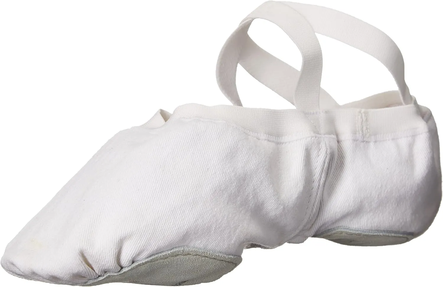 Bloch Men's Dance Synchrony Split Sole Stretch Canvas Ballet Slipper/Shoe, White, 9 C US