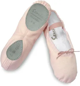Child "Star Split" Canvas Split-Sole Ballet Shoes 15CPNKGM Pink GM