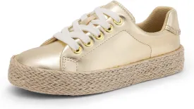 DREAM PAIRS Kid Boys Girls Sneakers Canvas Espadrille Lace Up Walking Casual Shoes
