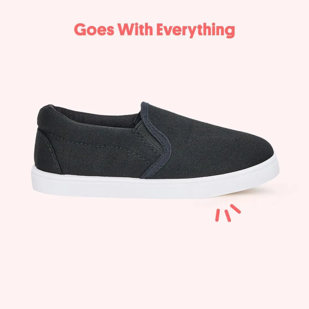 FabKids Kids Sneakers Boys Girls Canvas Shoes Slip On Low Top Footwear for Toddler Little Kid Big Kid
