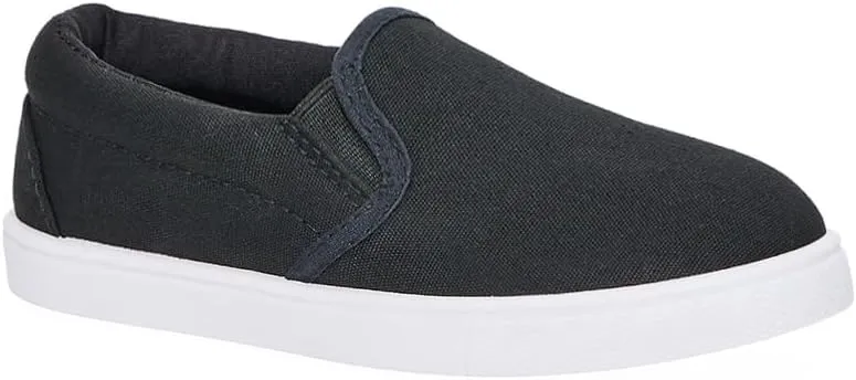 FabKids Kids Sneakers Boys Girls Canvas Shoes Slip On Low Top Footwear for Toddler Little Kid Big Kid