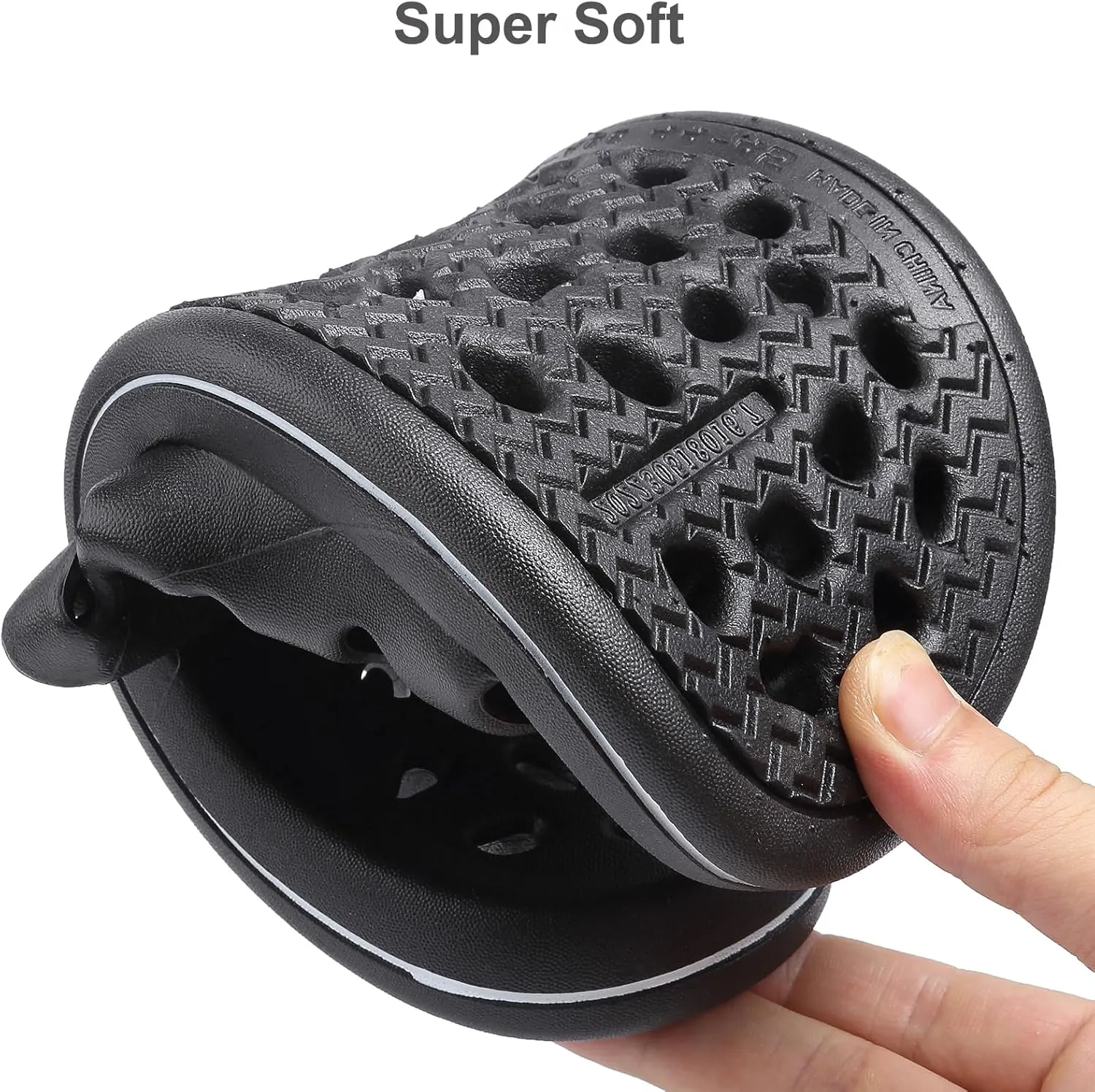 FINLEEO Shower Sandals with Drainage Holes - Quick Drying Bathroom & Gym Slippers for Men and Women