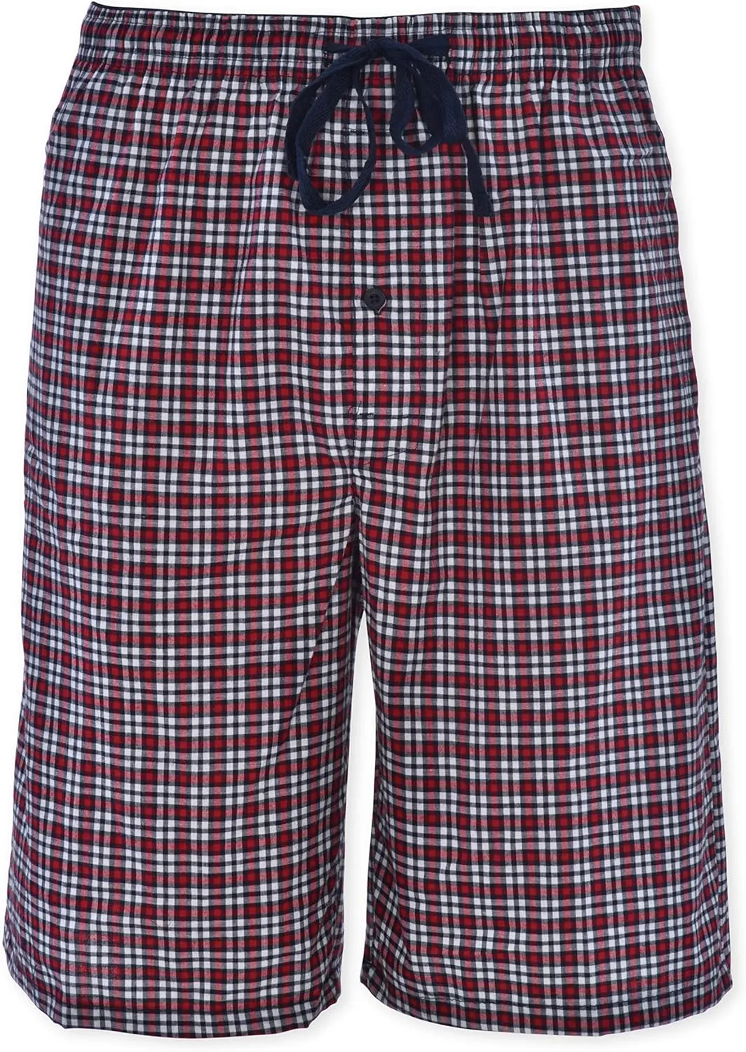 Hanes Men??s 2-Pack Sleep Shorts ?C Cotton Loungewear with 7.5" Inseam, Breathable Fit, Pantalones para Dormir