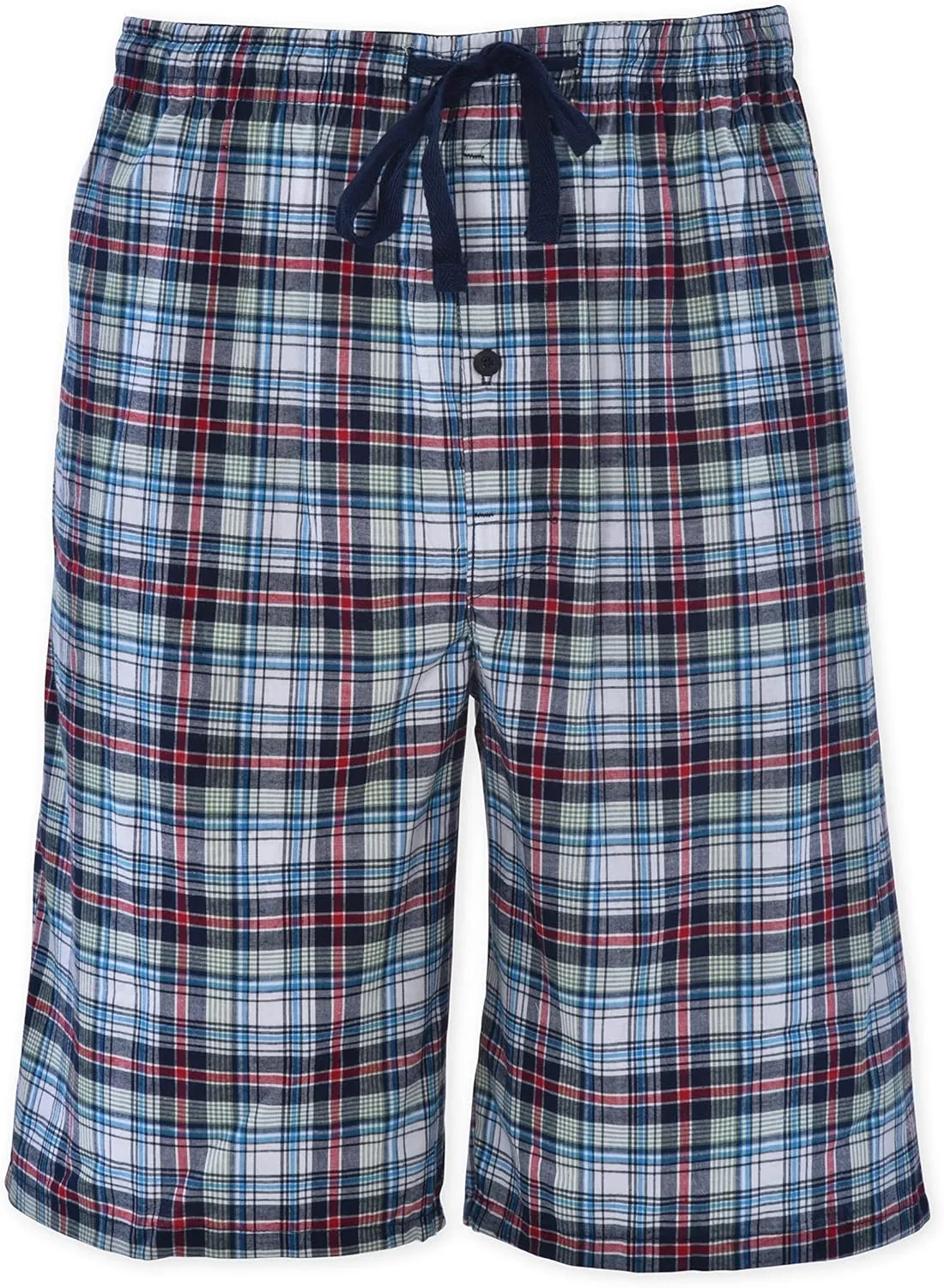 Hanes Men??s 2-Pack Sleep Shorts ?C Cotton Loungewear with 7.5" Inseam, Breathable Fit, Pantalones para Dormir
