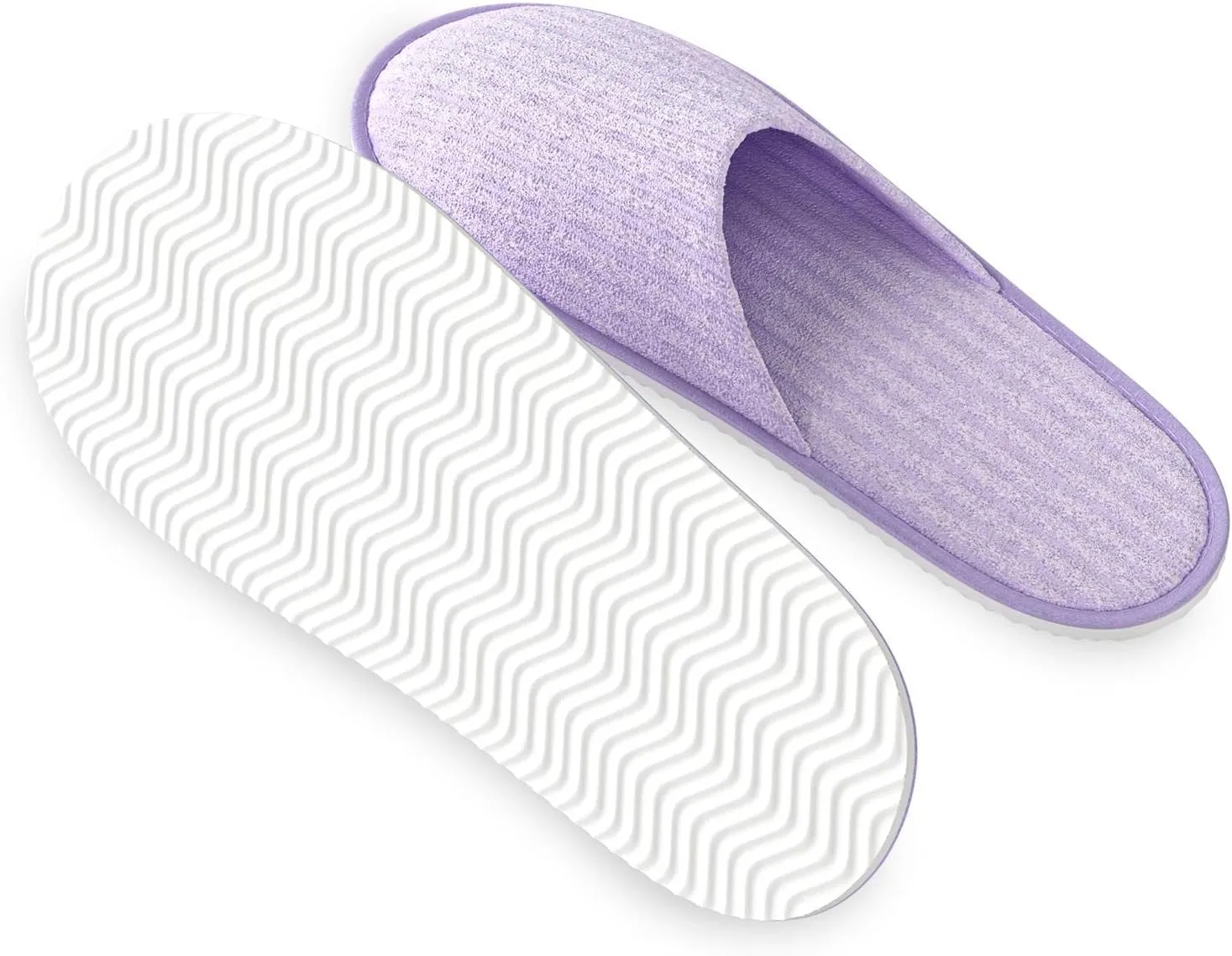 Maeline Spa Slippers, Non Slip Disposable Wholesale Bulk Hotel Slippers for Guests, Multi Color Reusable House Slippers, Indoor, Bathroom, Bedroom, Travel Slippers for Women, Men, Unisex