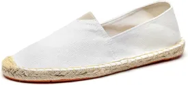Mintzice Men's Solid Comfortable Slip on Canvas Espadrilles Flat