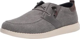 Nunn Bush Men's Brewski Moc Toe Slip-on Canvas Knit Loafer with Elastic Bungee