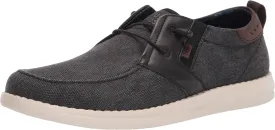 Nunn Bush Men's Brewski Moc Toe Slip-on Canvas Knit Loafer with Elastic Bungee