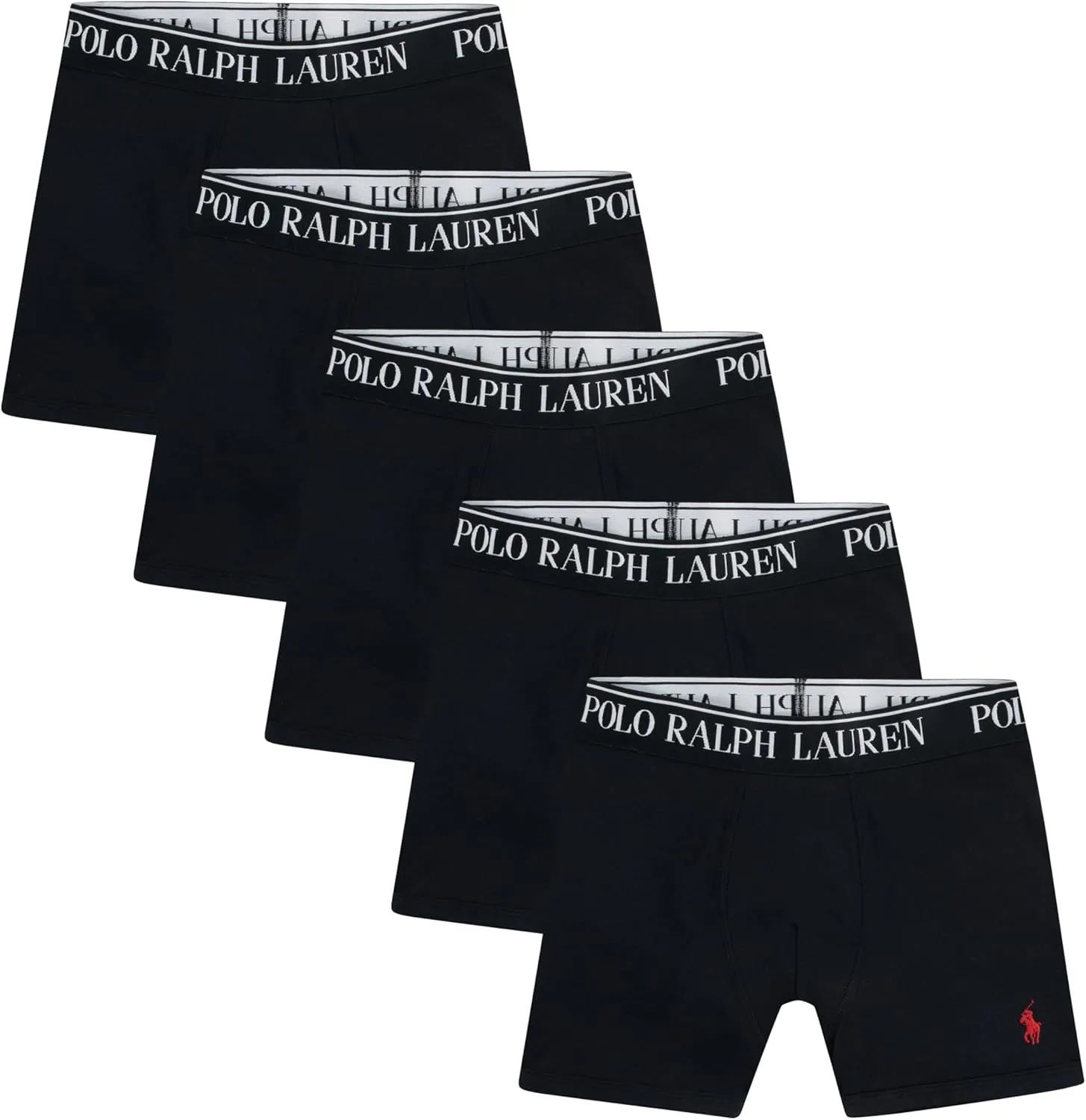 POLO RALPH LAUREN Boys' 5-Pack Boxer Briefs