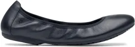Shoes for Crews LILA Ina, Women's Work Ballet Flats, Slip Resistant, Lightweight, Black Shoes
