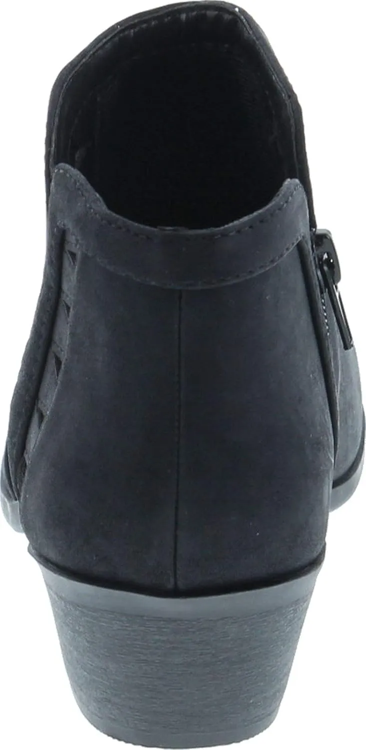 Soda Chance Women's Closed Toe Multi Strap Ankle Bootie