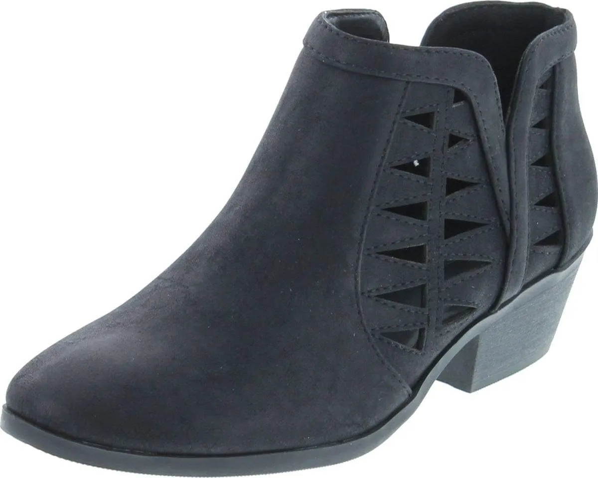 Soda Chance Women's Closed Toe Multi Strap Ankle Bootie