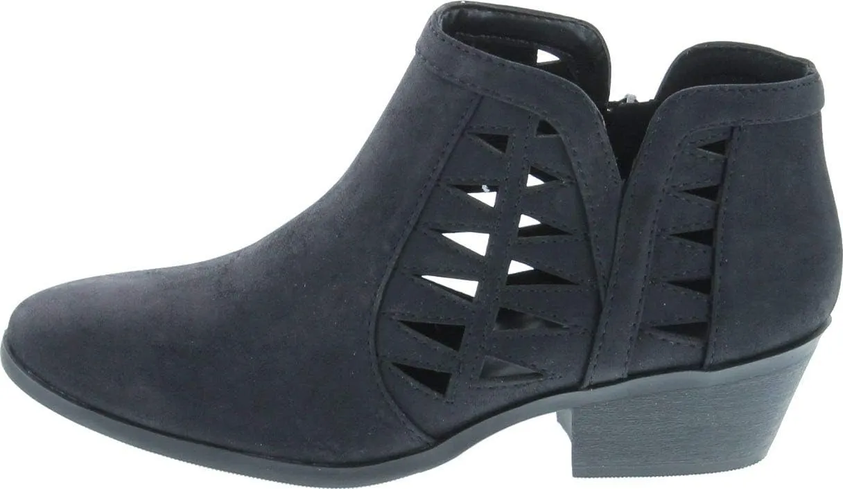 Soda Chance Women's Closed Toe Multi Strap Ankle Bootie