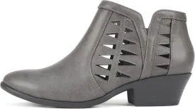 Soda Chance Women's Closed Toe Multi Strap Ankle Bootie