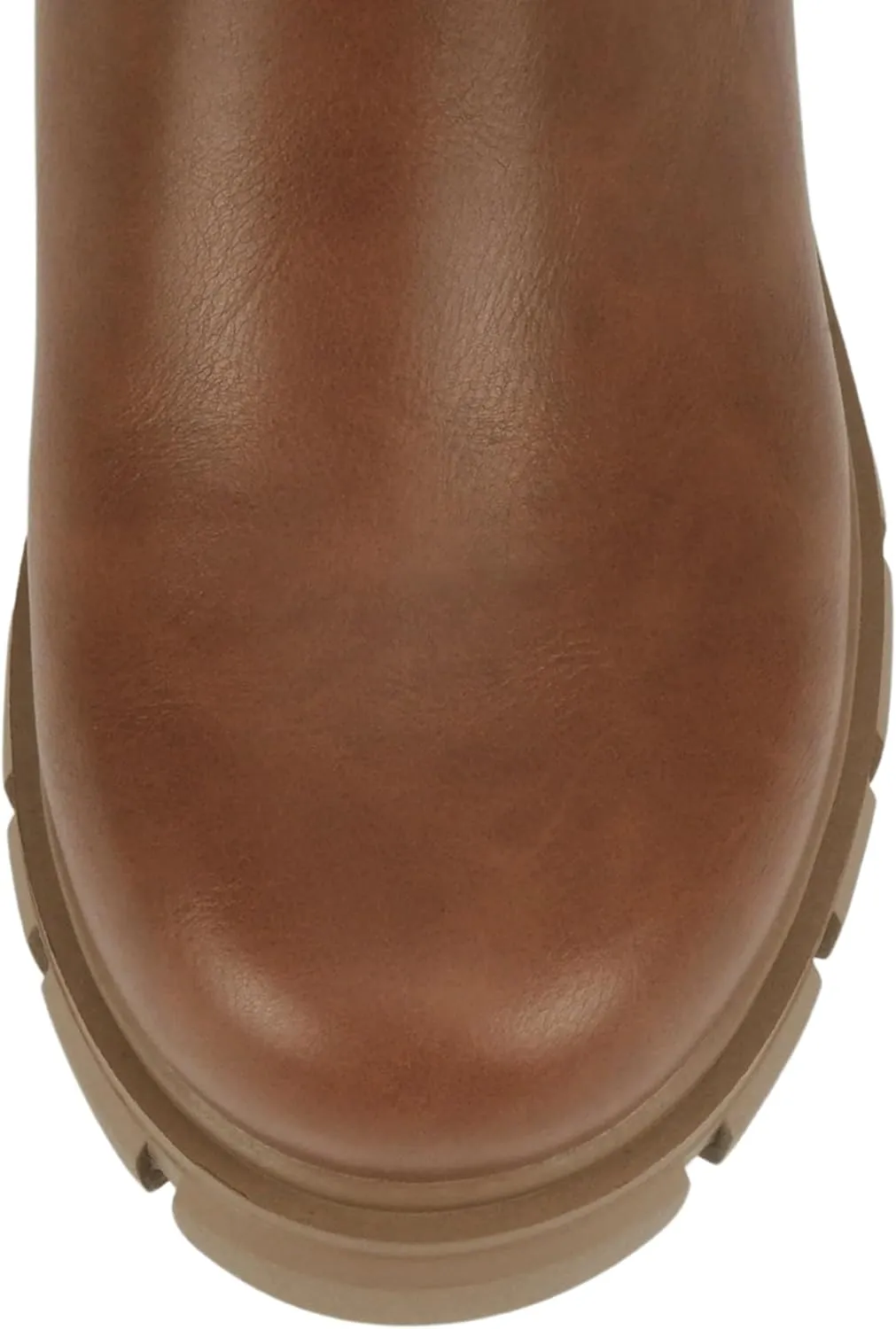 Soda PIONEER ~ Women Lug Sole Mid Heel Chelsea Fashion Ankle Bootie w/Double Elastic Gore