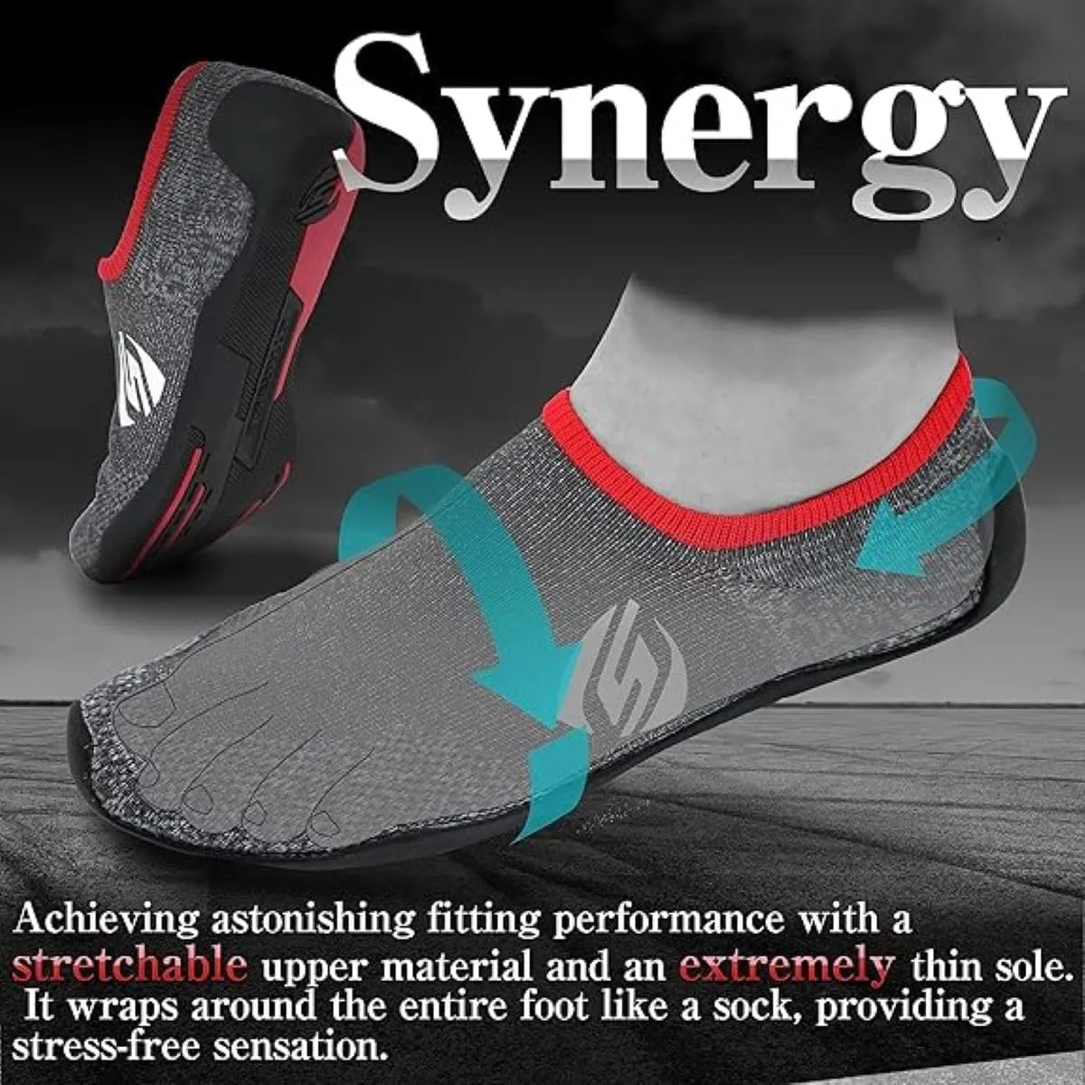 STRASSE SIM Racing Shoes - Special Grip, Thin & Lightweight for Hours of Comfortable Pedal Work in Sim Cockpit, Gran Turismo, PS4, PS5 Prestige Games