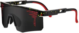 Two Sizes Baseball Sunglasses For Adults and Youth Boys Girls Kids UV400 Men Women Outdoor Sports Sun Glasses