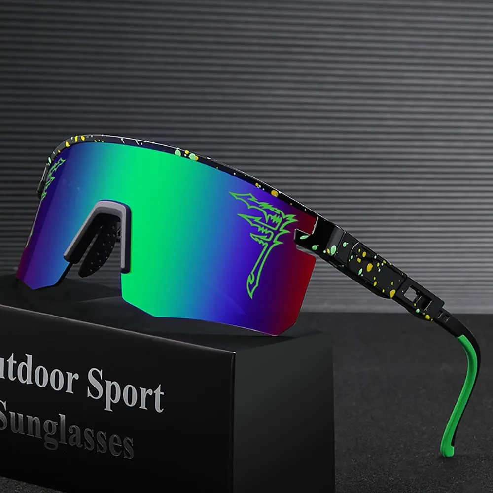 Two Sizes Baseball Sunglasses For Adults and Youth Boys Girls Kids UV400 Men Women Outdoor Sports Sun Glasses