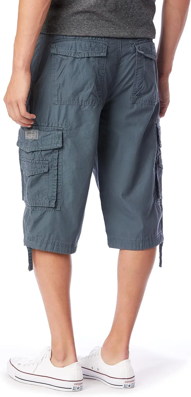 Unionbay Men's Cordova Belted Messenger Cargo Short - Reg and Big and Tall Sizes