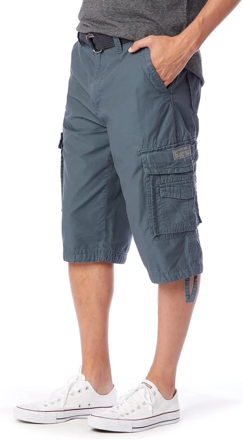 Unionbay Men's Cordova Belted Messenger Cargo Short - Reg and Big and Tall Sizes