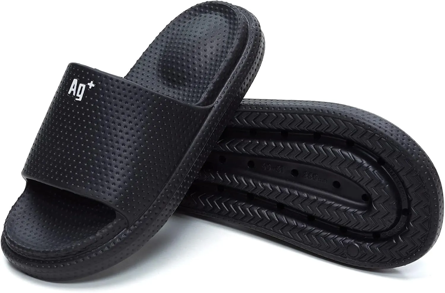 utune Cloud Slippers for Women and Men Massage Shower Bathroom Non-Slip Open Toe Super Soft Comfy Thick Sole Home House Cloud Cushion Slide Sandals for Indoor & Outdoor AG  Slides
